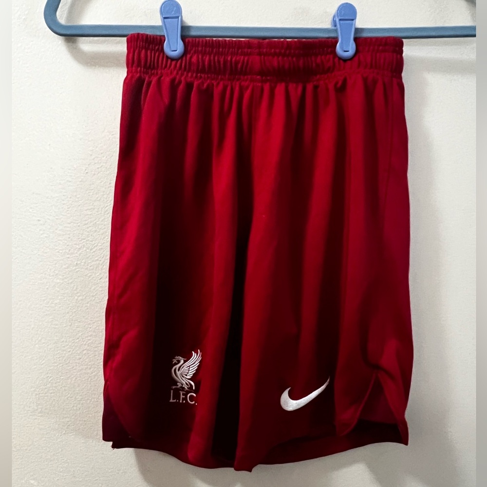 Official Liverpool Nike shorts. Slim fit. Small. One owner. Used-good condition